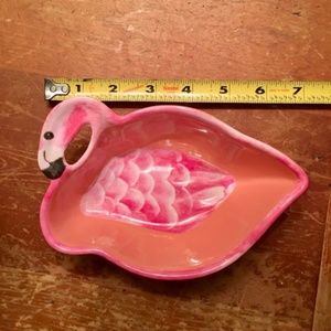 Lot 2 Cynthia Coulter Flamingo Melamine Outdoor Bowls